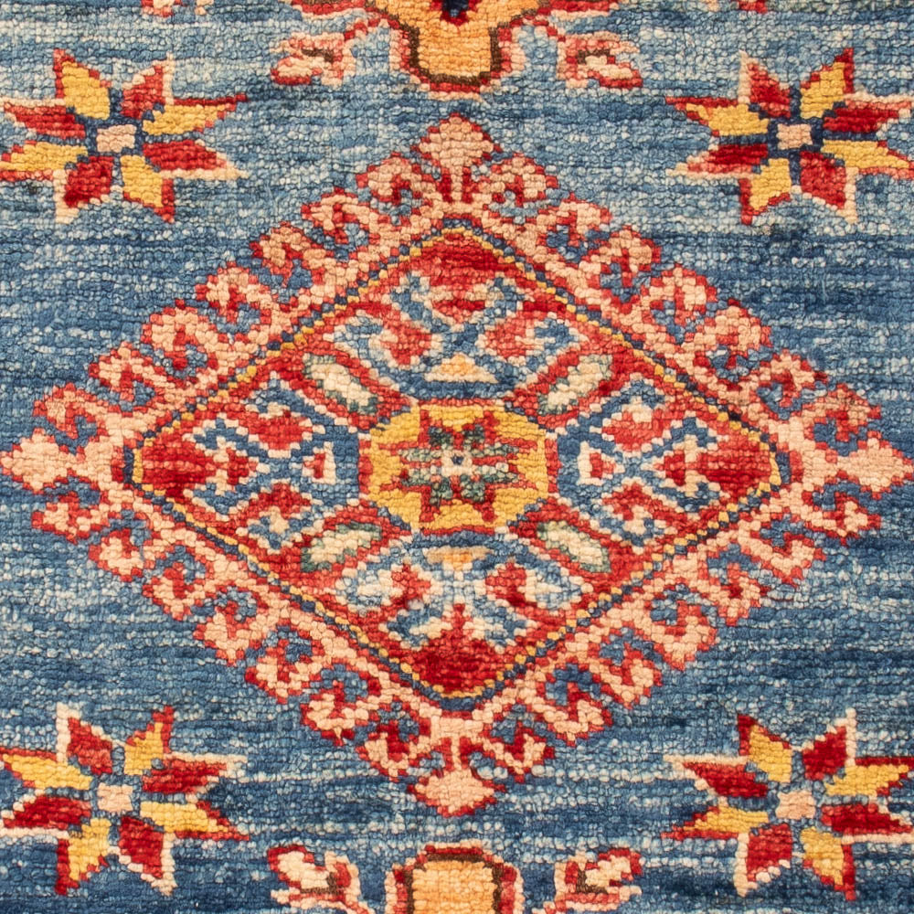 Ziegler Teppich - Kazak - Royal - 84 x 60 cm - blau