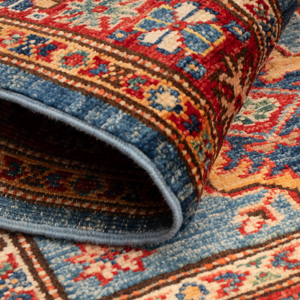 Ziegler Teppich - Kazak - Royal - 84 x 60 cm - blau