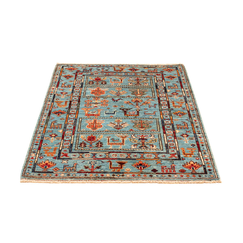 Ziegler Teppich - Ariana - 115 x 84 cm - türkis