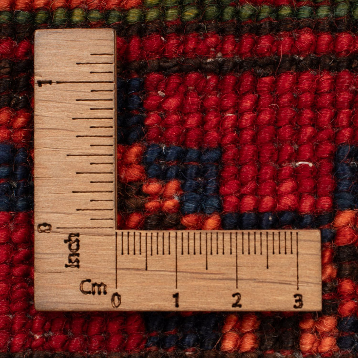 Afghan Teppich - 125 x 82 cm - rot