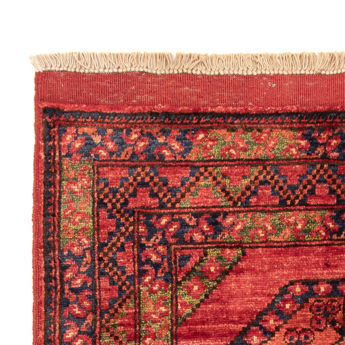 Afghan Teppich - 121 x 81 cm - rot