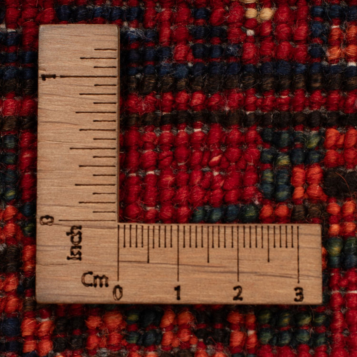 Afghan Teppich - 126 x 84 cm - rot