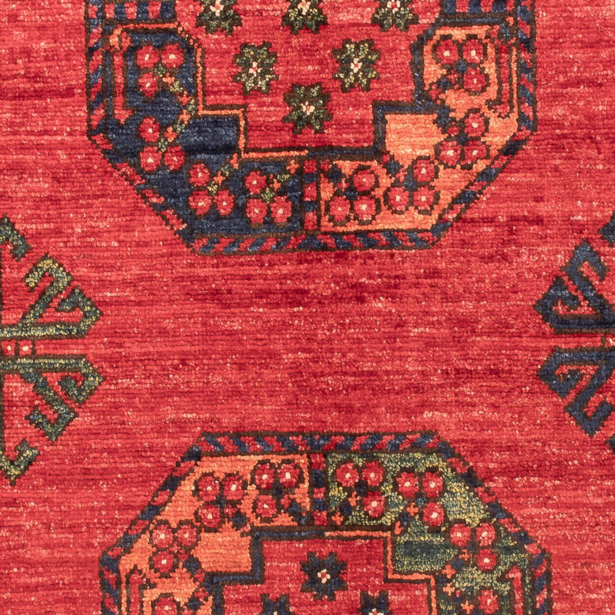 Afghan Teppich - 138 x 86 cm - rot