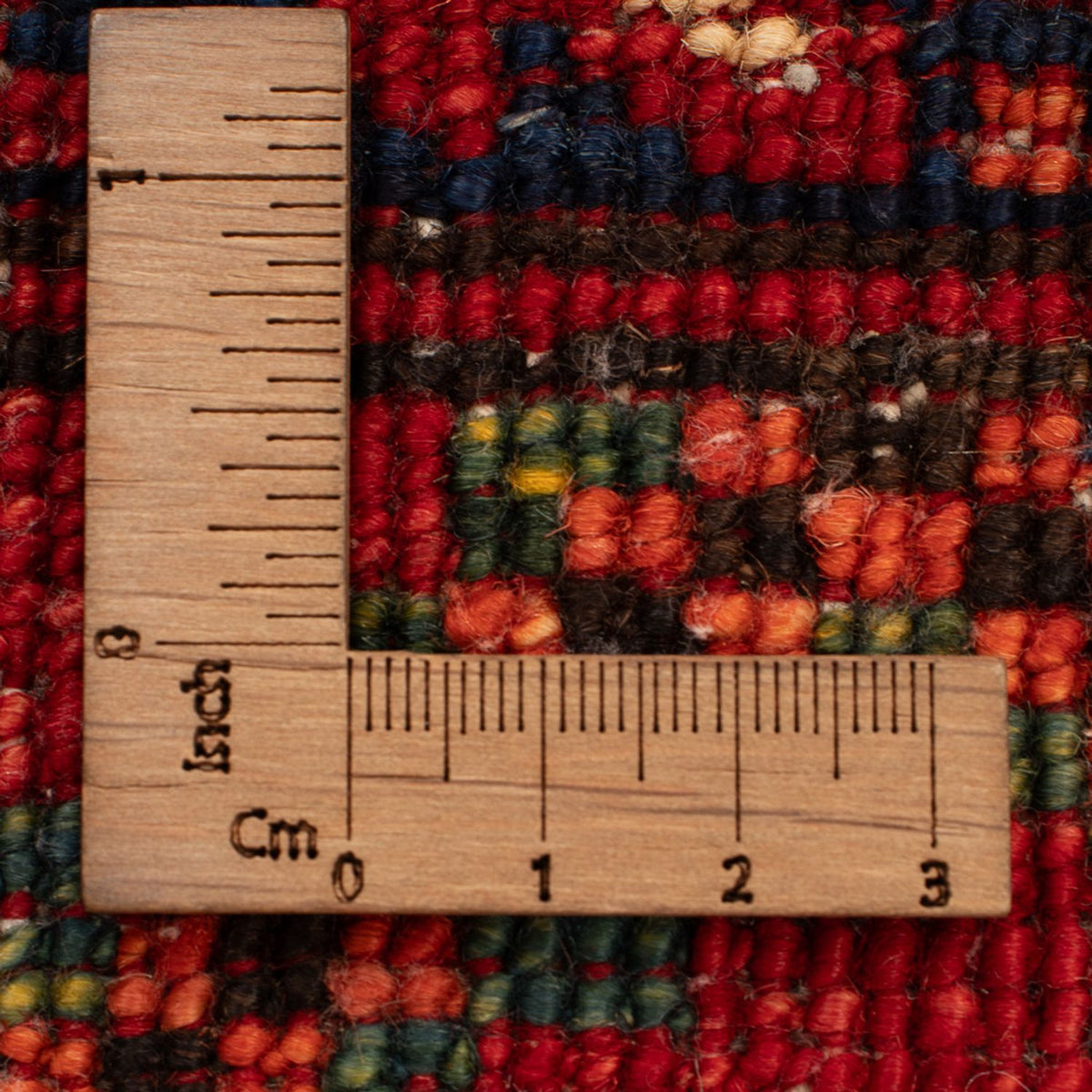 Afghan Teppich - 125 x 87 cm - rot