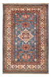 Kazak Tapis 84x129cm - Tapis oriental - bleu - Rectangle / Bleu / 84 x 129 cm Rectangle