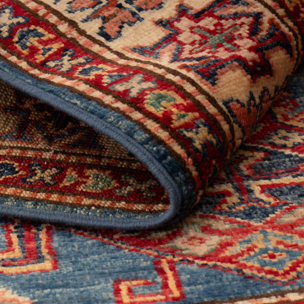 Ziegler Teppich - Kazak - Royal - 123 x 83 cm - blau