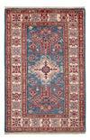 Kazak Tappeto 81x124cm - Tappeto orientale - Rettangolo / Blu / 81 x 124 cm Rettangolo