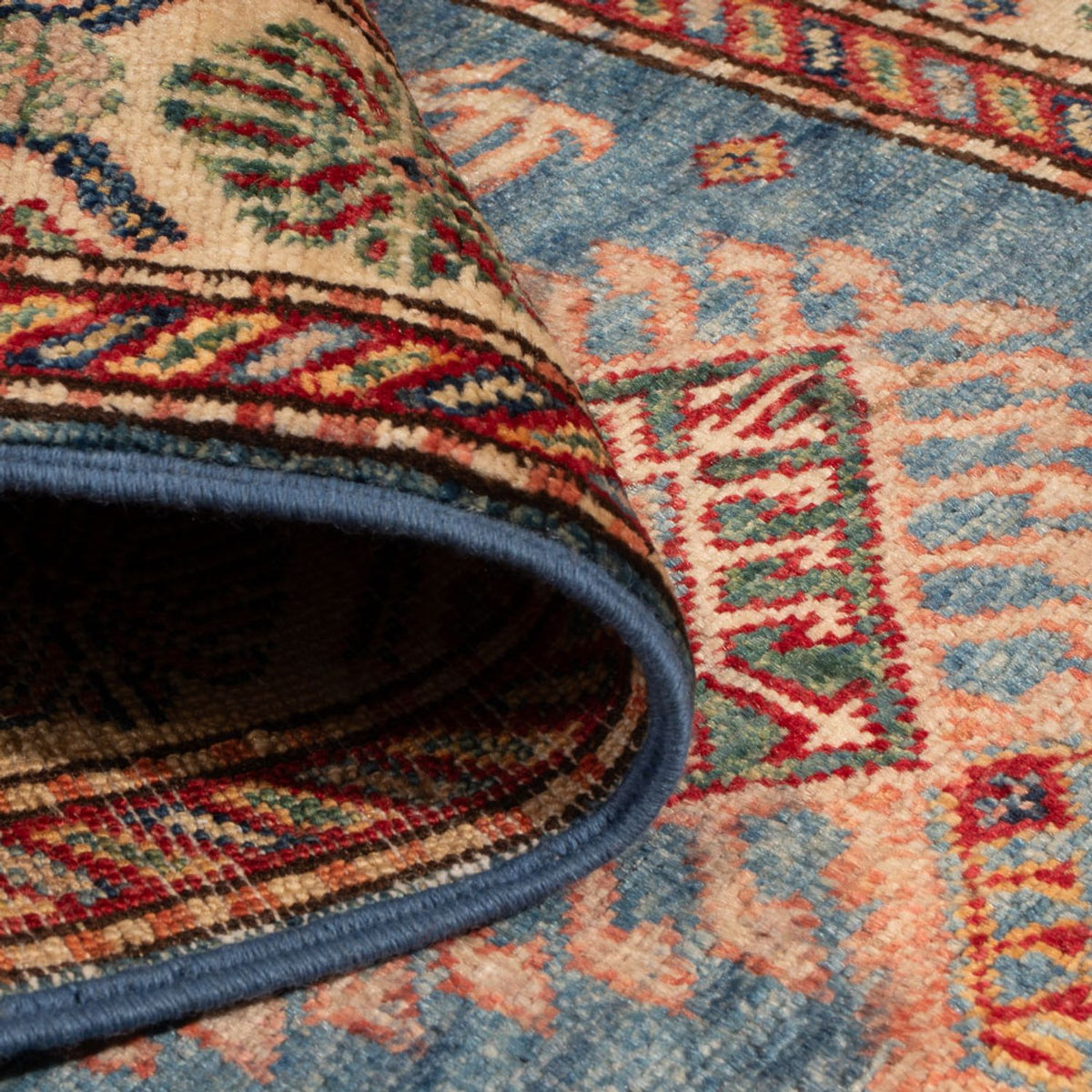 Ziegler Teppich - Kazak - Royal - 122 x 80 cm - blau