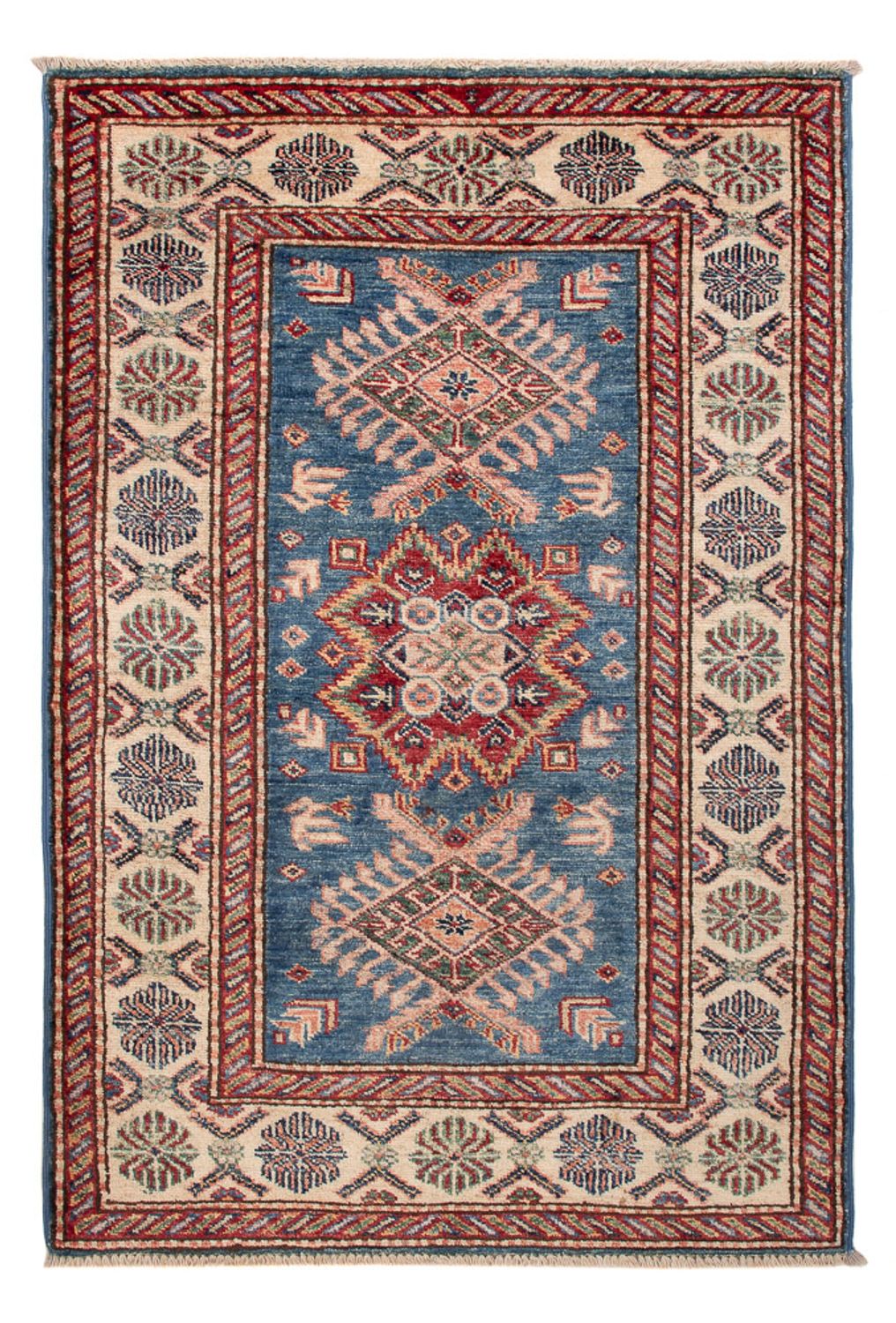 Ziegler Teppich - Kazak - Royal - 121 x 81 cm - blau