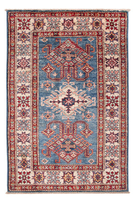 Ziegler Teppich - Kazak - Royal - 125 x 82 cm - blau