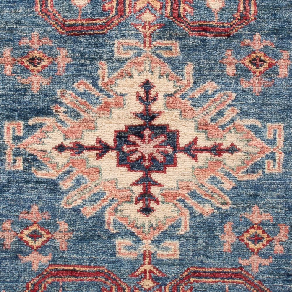 Ziegler Teppich - Kazak - Royal - 124 x 83 cm - blau