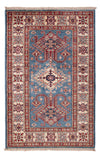 Kazak Tapis 80x126cm - Tapis oriental - bleu - Rectangle / Bleu / 80 x 126 cm Rectangle