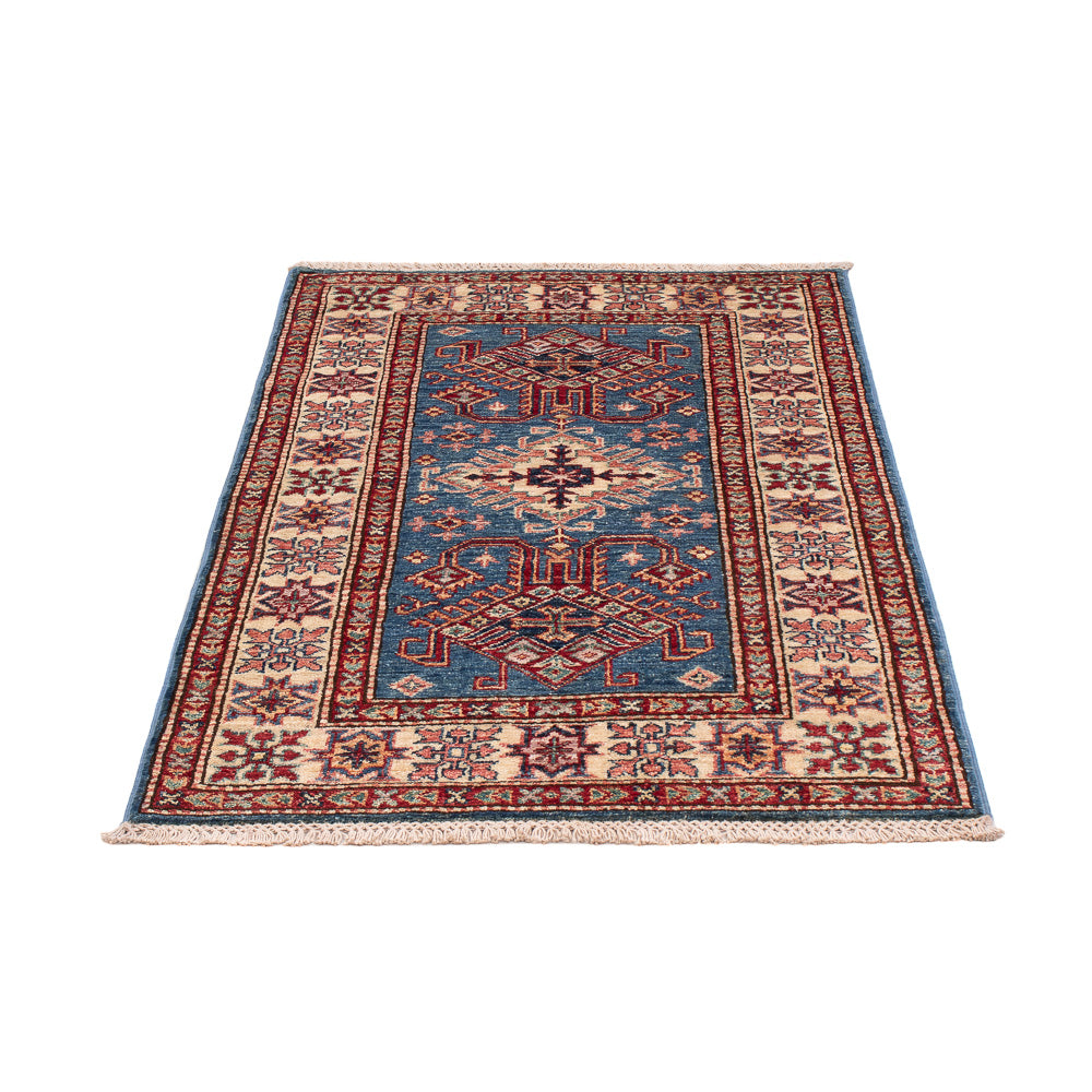 Ziegler Teppich - Kazak - Royal - 126 x 81 cm - blau
