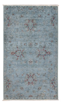 Tapis Ziegler - Moderne - 123 x 72 cm - bleu pétrole