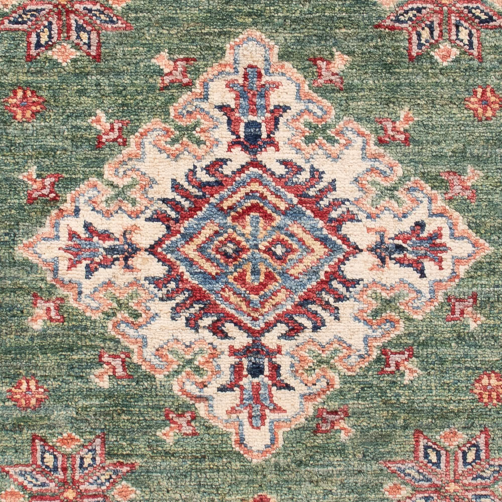 Ziegler Teppich - Kazak - Royal - 117 x 76 cm - grün