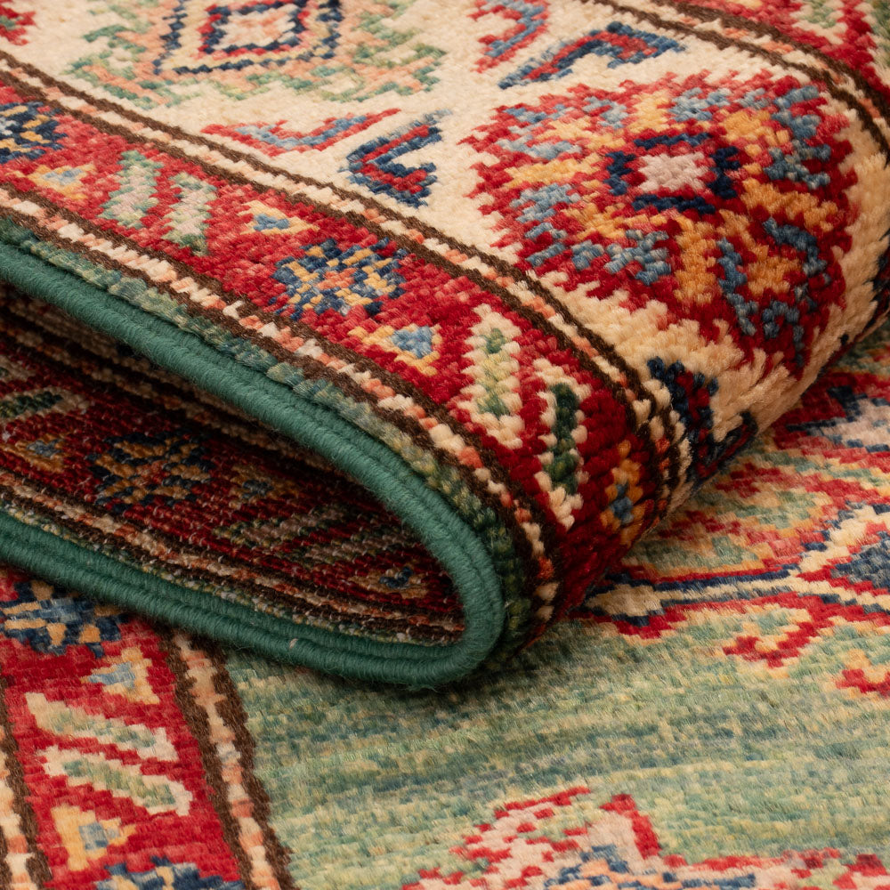 Ziegler Teppich - Kazak - Royal - 117 x 76 cm - grün