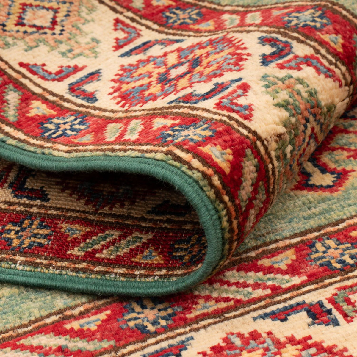 Ziegler Teppich - Kazak - Royal - 121 x 79 cm - grün