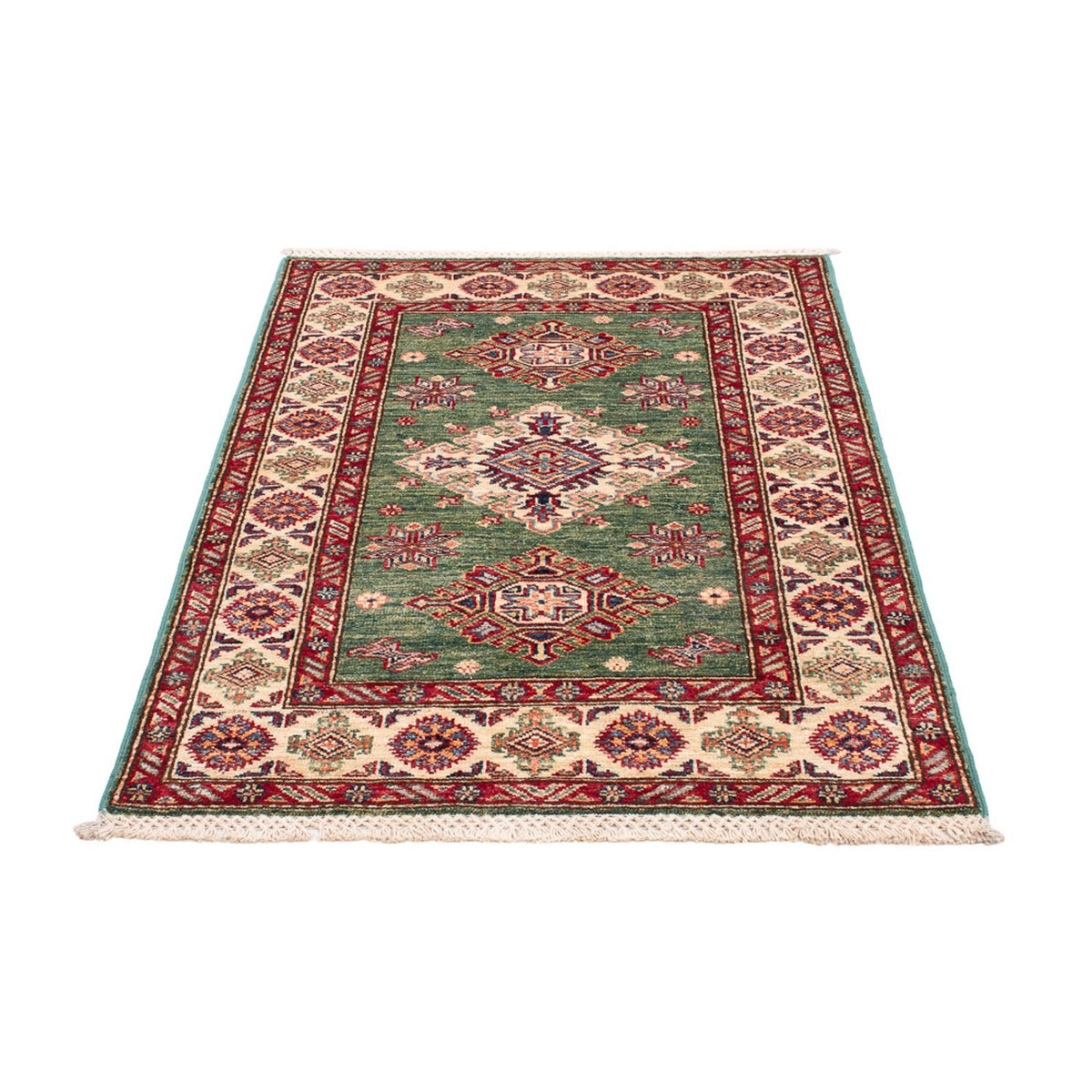 Ziegler Teppich - Kazak - Royal - 121 x 79 cm - grün