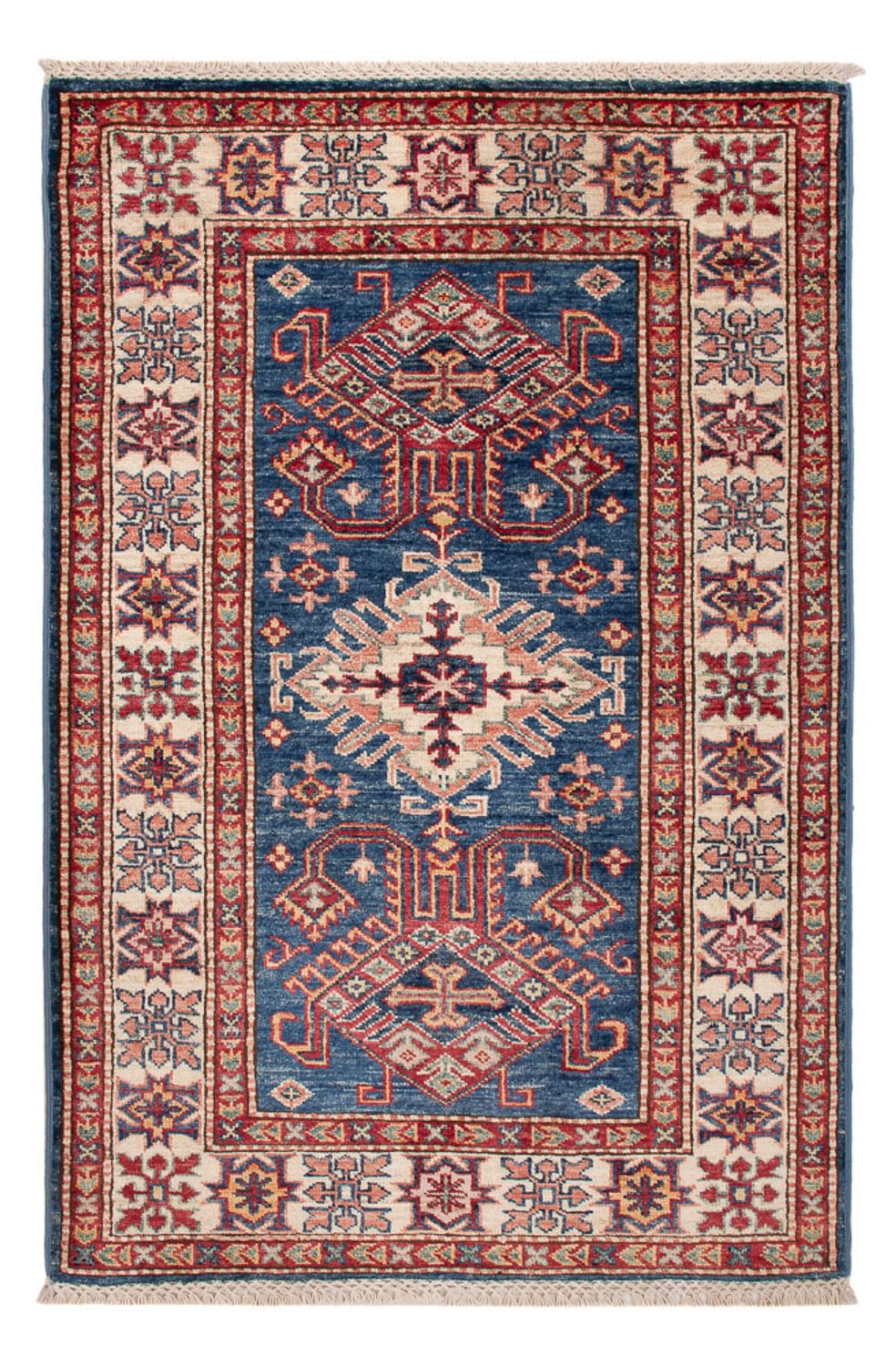 Ziegler Teppich - Kazak - Royal - 122 x 80 cm - blau