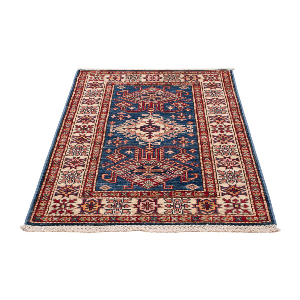 Ziegler Teppich - Kazak - Royal - 122 x 80 cm - blau