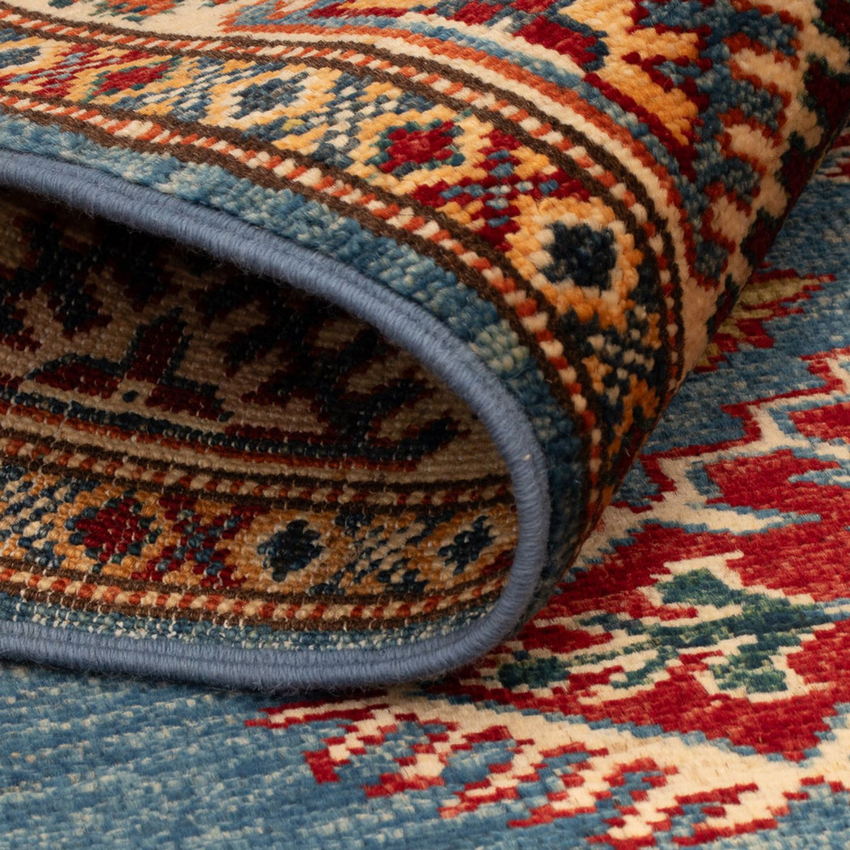 Ziegler Teppich - Kazak - Royal - 124 x 89 cm - blau