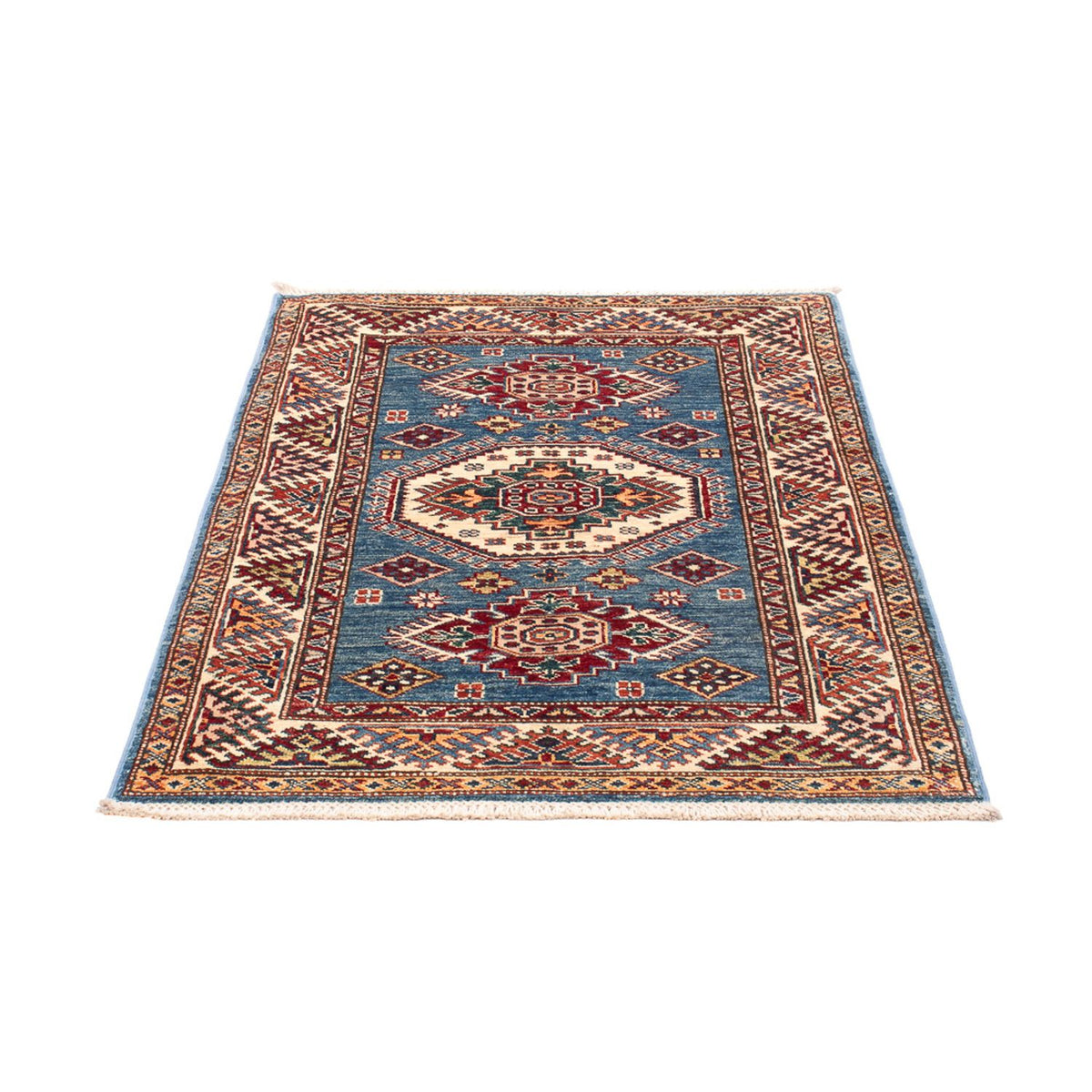 Ziegler Teppich - Kazak - Royal - 124 x 89 cm - blau