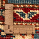 Ziegler Teppich - Kazak - Royal - 124 x 89 cm - blau