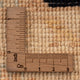 Ziegler Teppich - 102 x 80 cm - schwarz