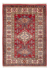 Kazak Tapis 81x114cm - Tapis oriental - rouge - Rectangle / Rouge / 81 x 114 cm Rectangle