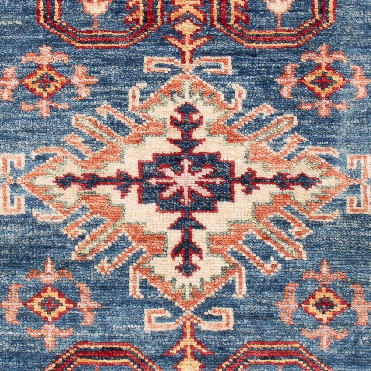 Ziegler Teppich - Kazak - Royal - 125 x 82 cm - blau