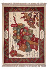 Tappeto afgano 80x108cm - Tappeto orientale - Rettangolo / Multicolore / 80 x 108 cm Rettangolo