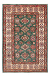 Kazak Tapis 80x128cm - Tapis oriental - vert - Rectangle / Vert / 80 x 128 cm Rectangle
