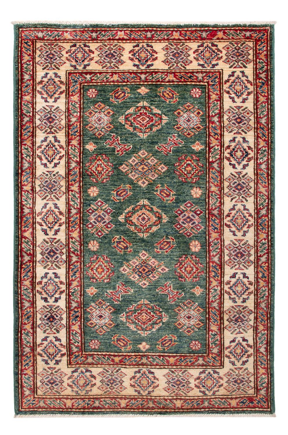 Ziegler Teppich - Kazak - Royal - 128 x 80 cm - grün
