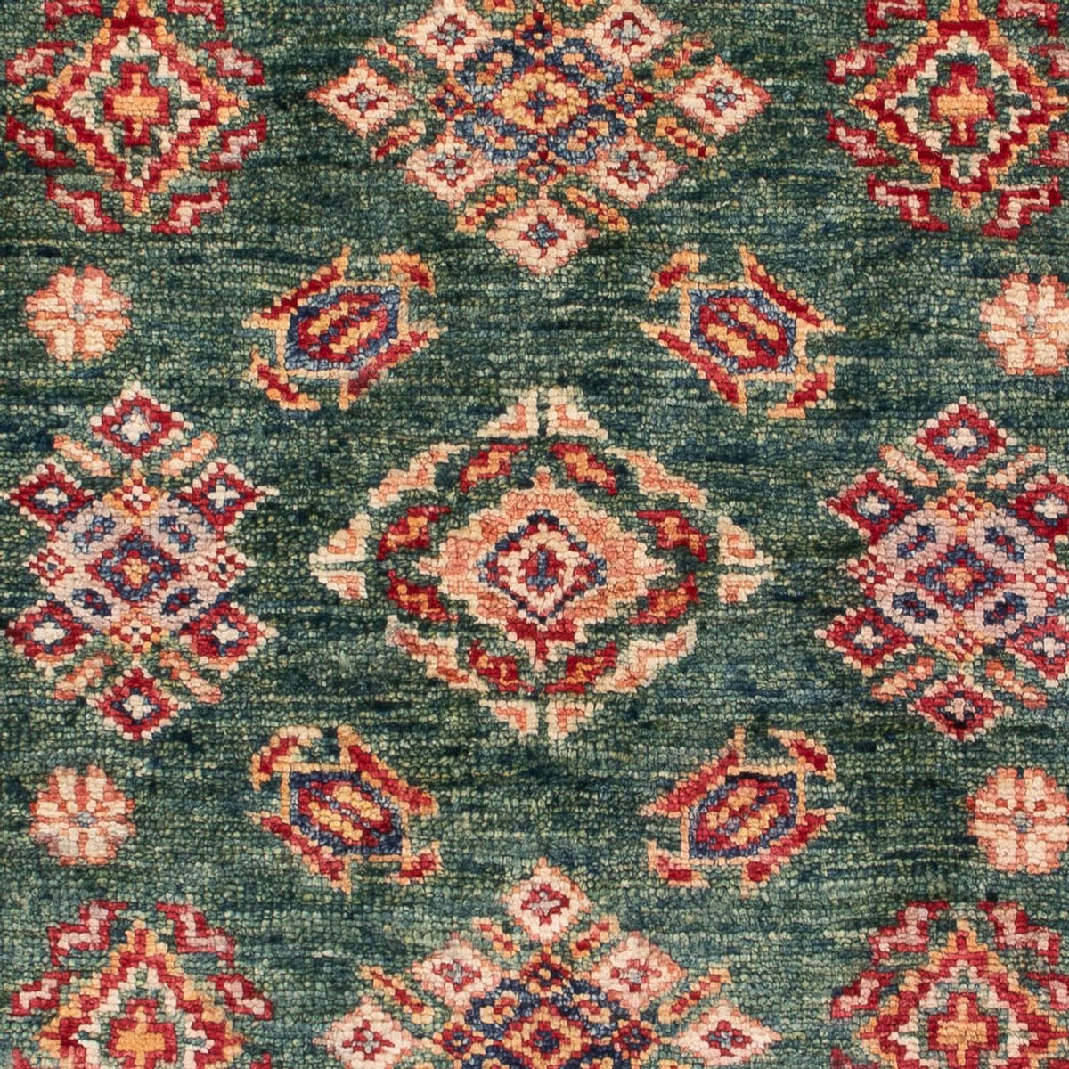 Ziegler Teppich - Kazak - Royal - 128 x 80 cm - grün