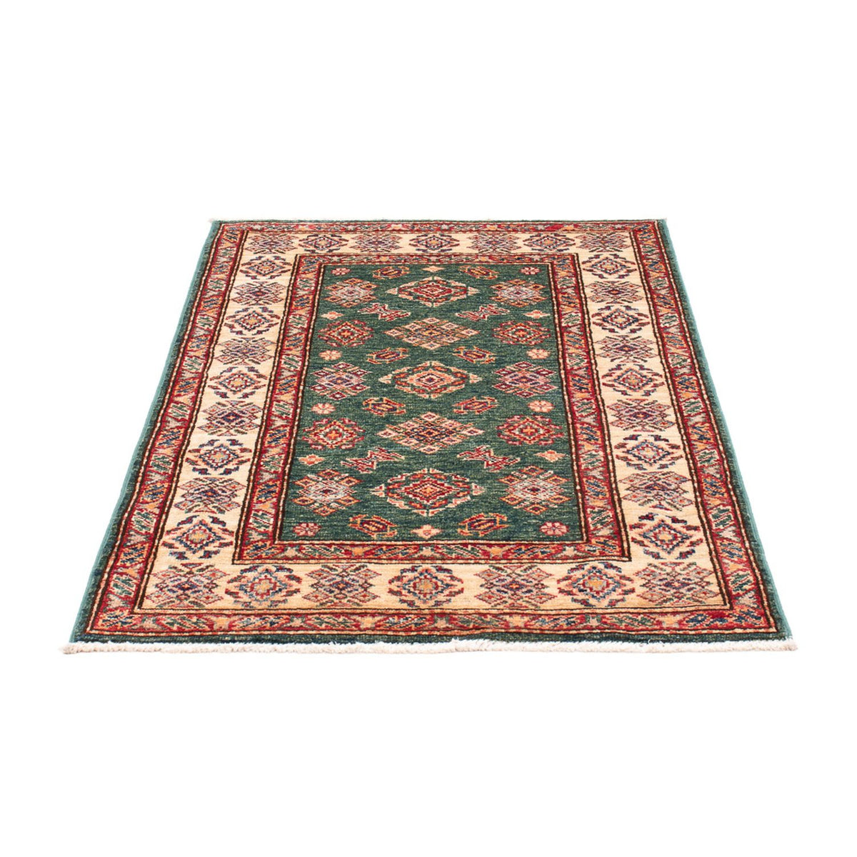 Ziegler Teppich - Kazak - Royal - 128 x 80 cm - grün