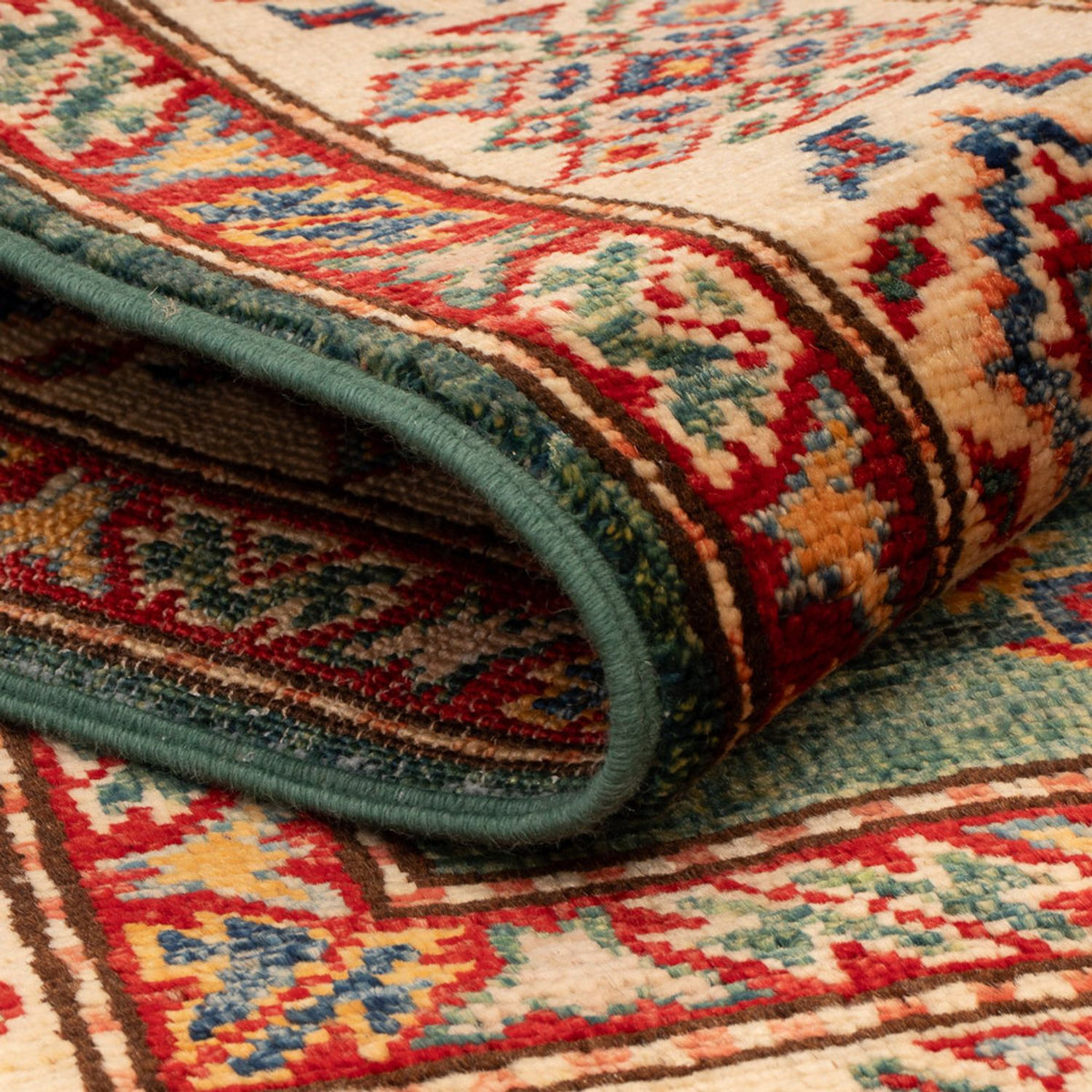 Ziegler Teppich - Kazak - Royal - 118 x 80 cm - grün