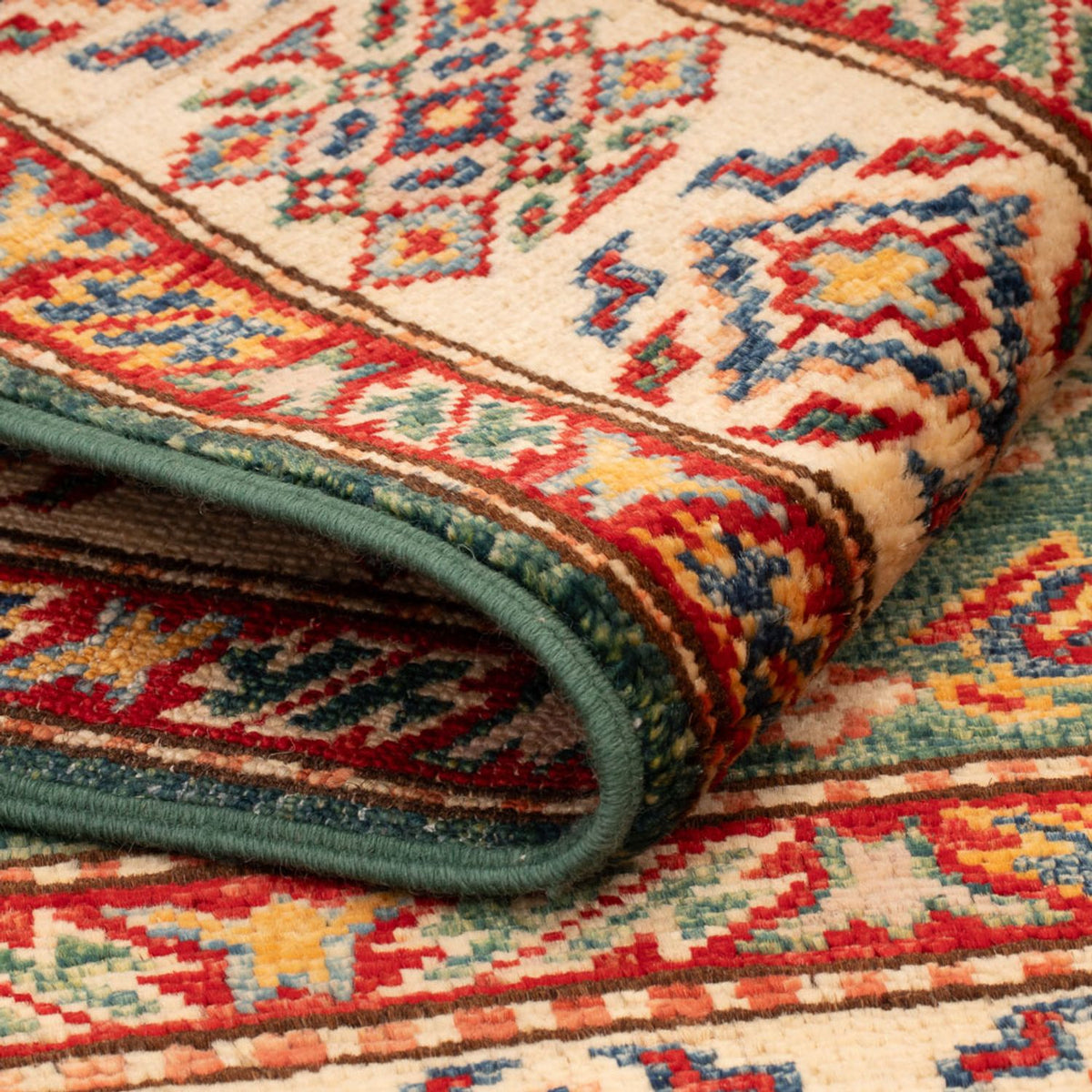 Ziegler Teppich - Kazak - Royal - 118 x 78 cm - grün