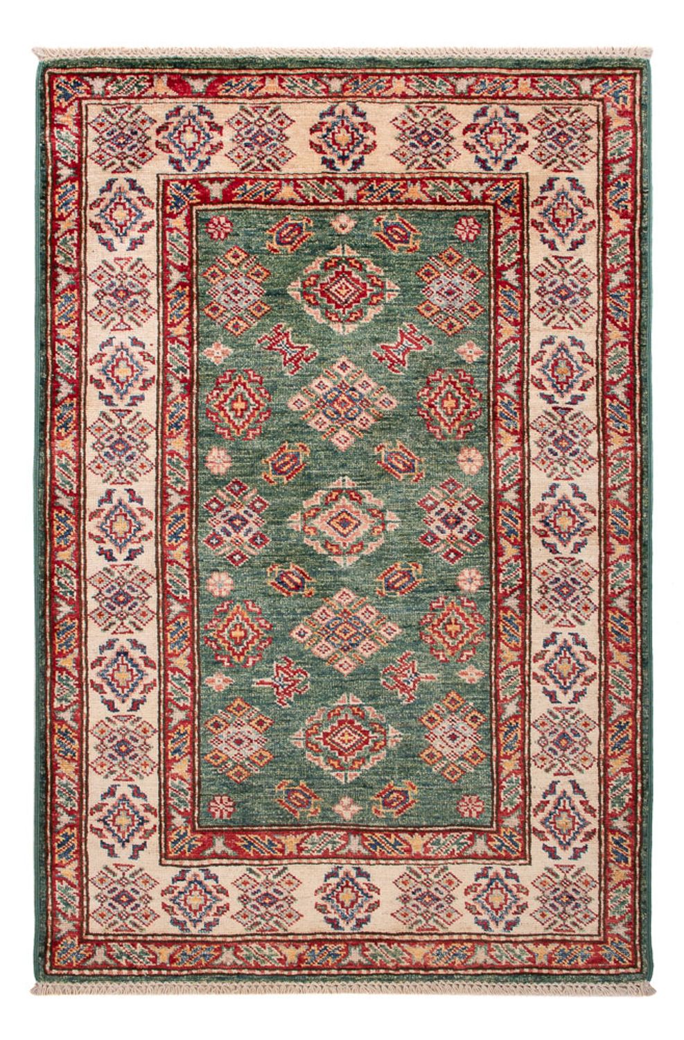 Ziegler Teppich - Kazak - Royal - 122 x 80 cm - grün