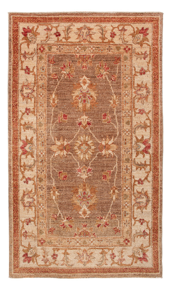 Ziegler Teppich - 125 x 75 cm - dunkelbeige