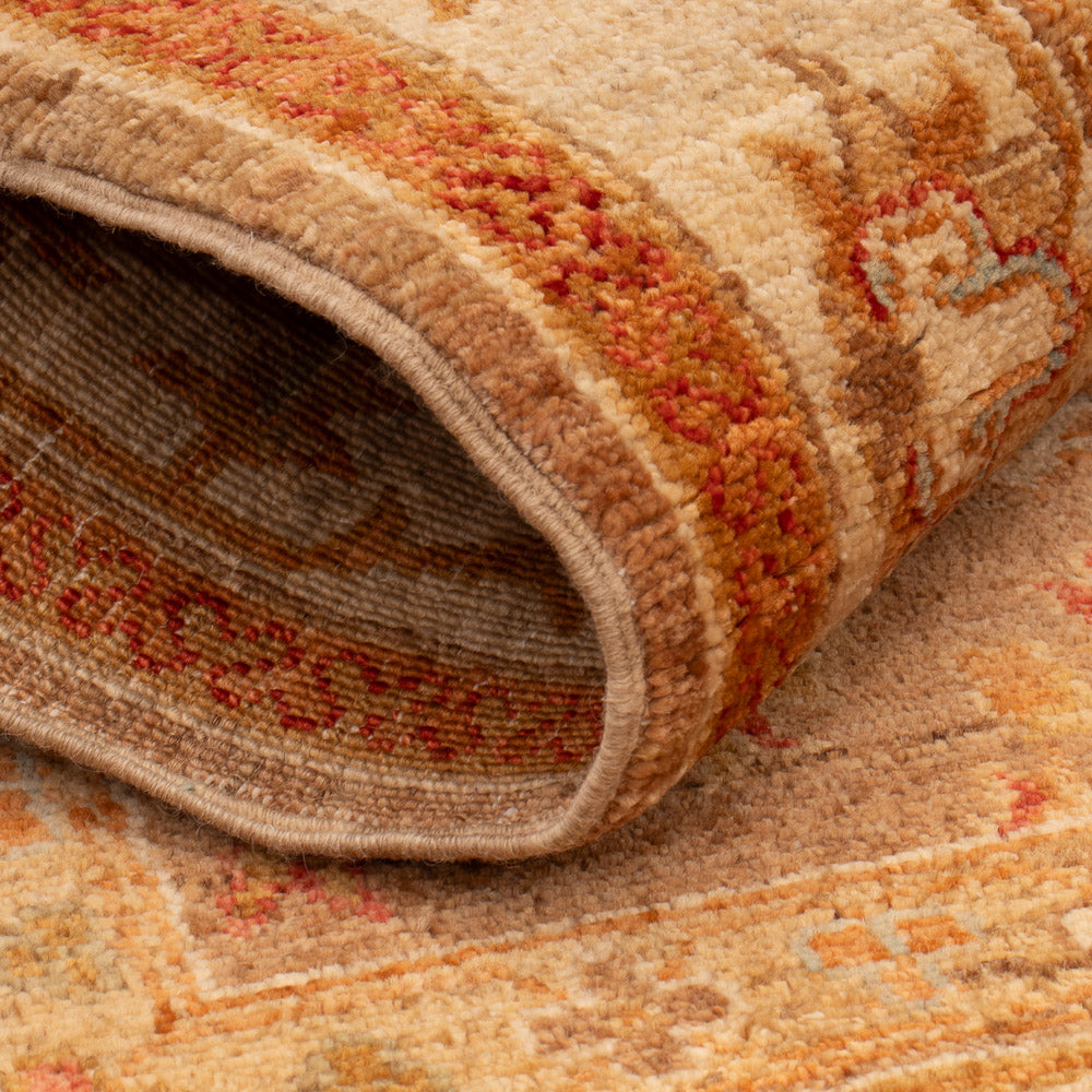 Ziegler Teppich - 125 x 75 cm - dunkelbeige