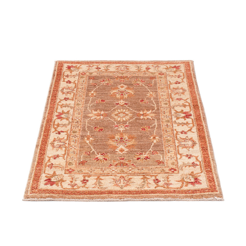 Ziegler Teppich - 125 x 75 cm - dunkelbeige