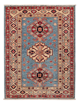 Ziegler Teppich - Kazak - Royal - 101 x 77 cm - blau
