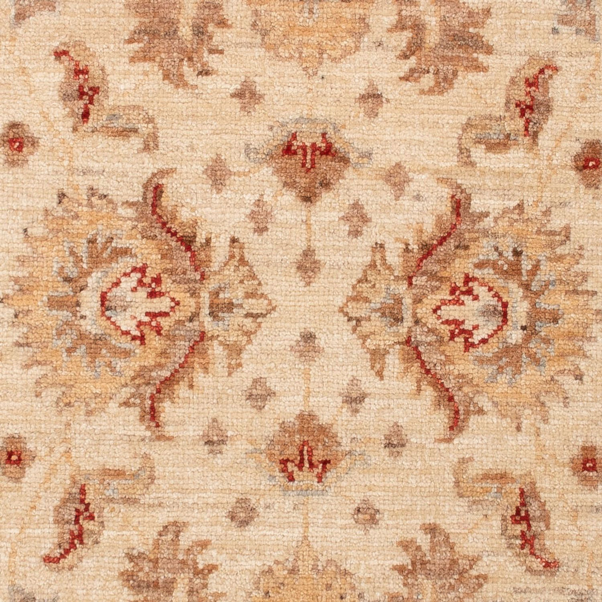 Ziegler Teppich - 142 x 72 cm - beige