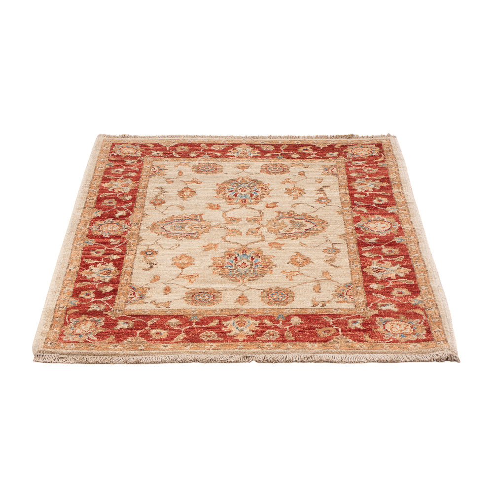 Ziegler Teppich - 96 x 76 cm - beige