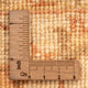Ziegler Teppich - 110 x 82 cm - rot