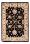 Tappeto Ziegler 80x120cm - Tappeto orientale - nero - Rettangolo / Nero / 80 x 120 cm Rettangolo