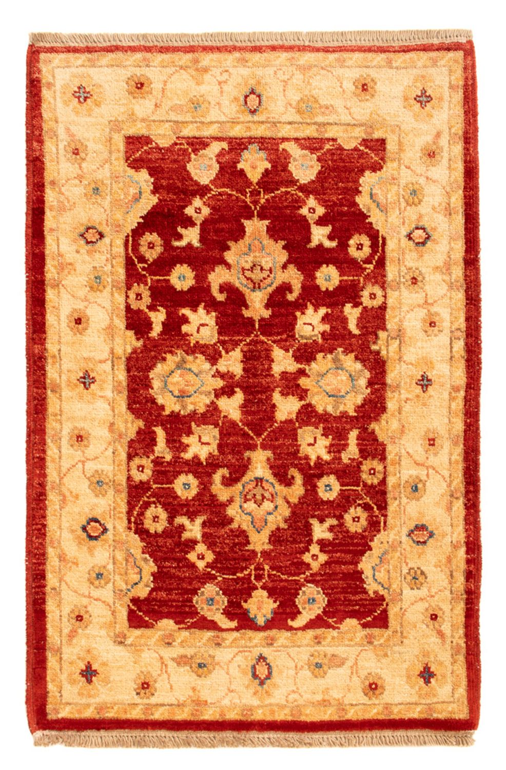 Ziegler Teppich - 88 x 59 cm - rot