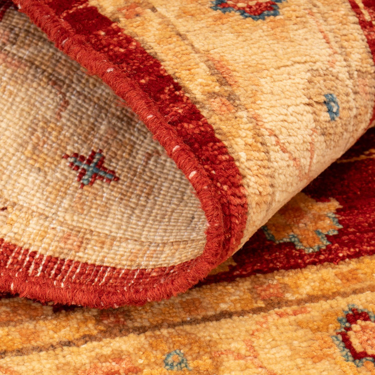 Ziegler Teppich - 88 x 59 cm - rot