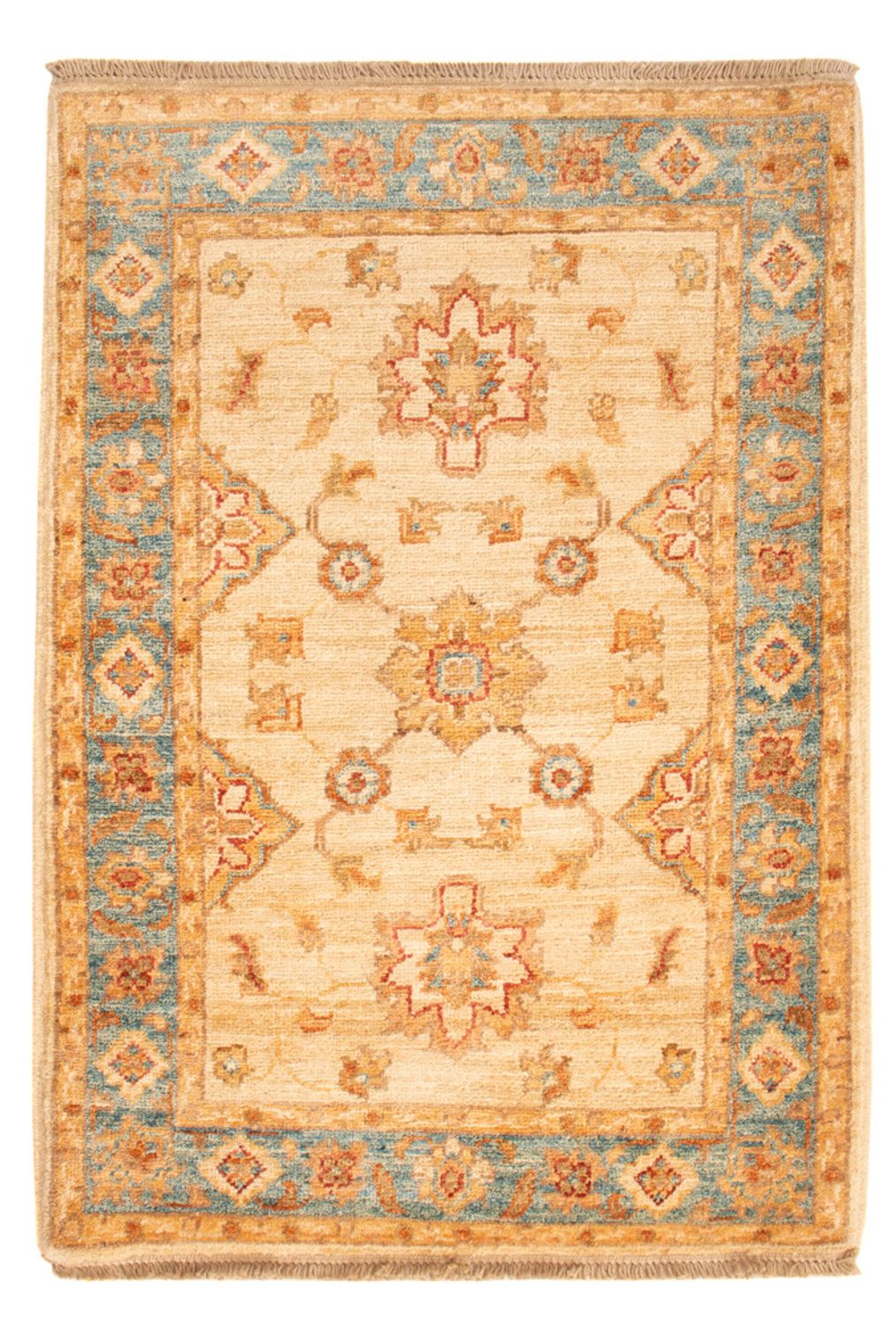 Ziegler Teppich - 92 x 63 cm - beige