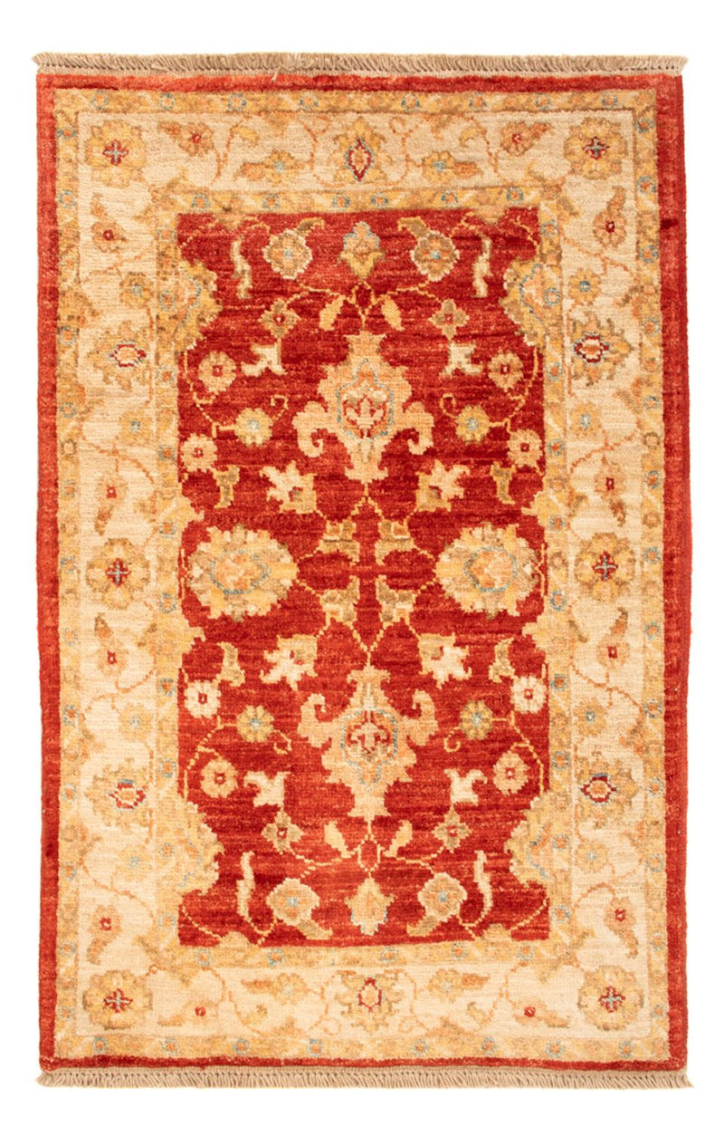 Ziegler Teppich - 87 x 59 cm - rot